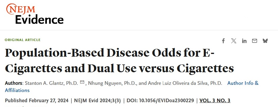 Plain language summary of meta-analysis of ecigs and disease available –  Stanton Glantz blog
