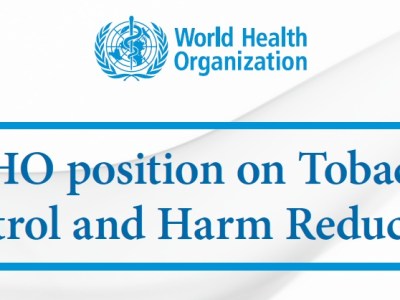 WHO position on Tobacco Control and Harm&nbsp;Reduction